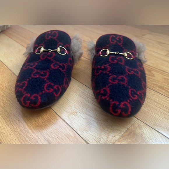 GUCCI Horsebit Princetown Slippers 7 1/2 - Picture 7 of 7